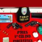 Itapemirim: Operação policial resulta na apreensão de armas e drogas na comunidade de Garrafão