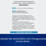 Marataízes comemora aniversário com novas obras e melhorias urbanas
