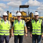 Casagrande e Ricardo vistoriam obra do Expresso GV e confirmam novas estações do Aquaviário