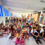 Meio Ambiente realiza palestra educativa para alunos do CAIC