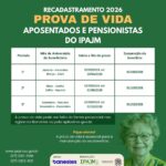 IPAJM convoca os não recadastrados aniversariantes de janeiro a abril