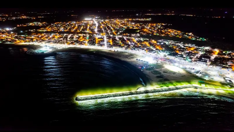 Comércio e turismo de Marataízes aplaudem modernização da iluminação pública