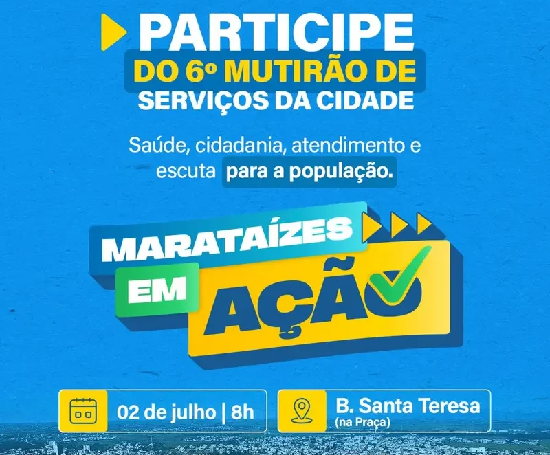 Bairro Santa Teresa recebe o 6º Marataízes em Ação nesta quinta