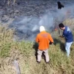 Defesa Civil registra mais um incêndio criminoso em área de vegetação em Marataízes