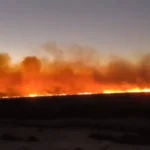 Prefeitura de Marataízes faz recomendações por causa da poluição do ar por fumaça de incêndio em Itapemirim